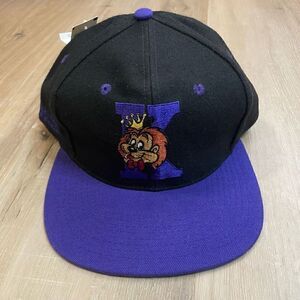 Vintage King Looey MGM Grand Las Vegas Hotel Snapback Cap Hat 1992 Embroidered